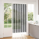vidaXL Rovar Függöny Chenille Szürke és fekete 100 x 200 cm 100% PP