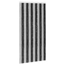 vidaXL Rovar Függöny Chenille Szürke és fekete 100 x 200 cm 100% PP
