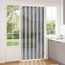 vidaXL Rovar Függöny Chenille Szürke és fekete 100 x 220 cm 100% PP