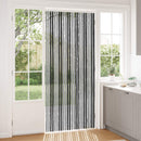 vidaXL Rovar Függöny Chenille Szürke és fekete 100 x 230 cm 100% PP