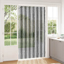 vidaXL Rovar Függöny Chenille Szürke és fekete 118 x 220 cm 100% PP