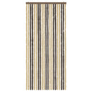 vidaXL Rovar Függöny Chenille Sötétbarna és Bézs 90 x 200 cm 100% PP