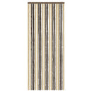 vidaXL Rovar Függöny Chenille Sötétbarna és Bézs 90 x 220 cm 100% PP