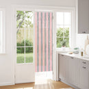 vidaXL Rovar Függöny Chenille Ezüstszürke és Rózsaszín 56 x 185 cm
