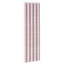 vidaXL Rovar Függöny Chenille Ezüstszürke és Rózsaszín 56 x 185 cm