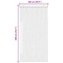 vidaXL Rovar Függöny Chenille Ezüstszürke és Rózsaszín 100 x 200 cm
