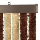 vidaXL Rovar Függöny Chenille Barna és Bézs 90 x 200 cm 100% PP