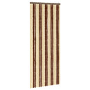 vidaXL Rovar Függöny Chenille Barna és Bézs 90 x 220 cm 100% PP