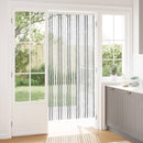 vidaXL Rovar Függöny Chenille Szürke és Fehér 90 x 200 cm 100% PP