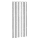 vidaXL Rovar Függöny Chenille Szürke és Fehér 90 x 200 cm 100% PP