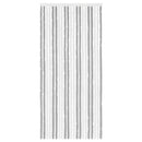 vidaXL Rovar Függöny Chenille Szürke és Fehér 90 x 200 cm 100% PP