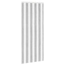 vidaXL Rovar Függöny Chenille Szürke és Fehér 90 x 220 cm 100% PP