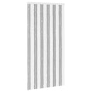 vidaXL Rovar Függöny Chenille Szürke és Fehér 100 x 200 cm 100% PP