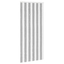 vidaXL Rovar Függöny Chenille Szürke és Fehér 100 x 220 cm 100% PP