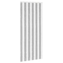 vidaXL Rovar Függöny Chenille Szürke és Fehér 100 x 230 cm 100% PP