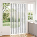 vidaXL Rovar Függöny Chenille Szürke és Fehér 118 x 220 cm 100% PP