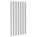 vidaXL Rovar Függöny Chenille Szürke és Fehér 118 x 220 cm 100% PP
