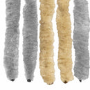 vidaXL Rovar Függöny Chenille Szürke és Bézs 56 x 185 cm 100% PP