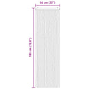 vidaXL Rovar Függöny Chenille Szürke és Bézs 56 x 185 cm 100% PP