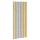 vidaXL Rovar Függöny Chenille Szürke és Bézs 100 x 220 cm 100% PP