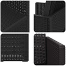 vidaXL Kerti étkező székek 2 pcs Antracit 53 x 47 x 88,5 cm PP