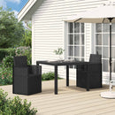 vidaXL Kerti étkező székek 2 pcs Antracit 53 x 47 x 88,5 cm PP