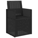 vidaXL Kerti étkező székek 2 pcs Antracit 53 x 47 x 88,5 cm PP