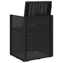 vidaXL Kerti étkező székek 2 pcs Antracit 53 x 47 x 88,5 cm PP