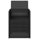 vidaXL Kerti étkező székek 2 pcs Antracit 53 x 47 x 88,5 cm PP