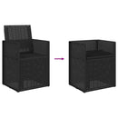 vidaXL Kerti étkező székek 2 pcs Antracit 53 x 47 x 88,5 cm PP