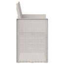vidaXL Kerti étkező székek 2 pcs Fehér PP