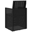 vidaXL Kerti étkező székek 2 pcs Antracitszürke PP