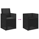 vidaXL Kerti étkező székek 2 pcs Antracitszürke PP