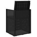 vidaXL Kerti étkező székek 2 pcs Antracitszürke PP