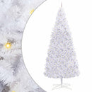 vidaXL Mű karácsonyfa 300 LED-del állvánnyal Fehér 400 cm PVC és Acél