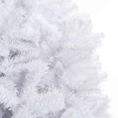 vidaXL Mű karácsonyfa 300 LED-del állvánnyal Fehér 400 cm PVC és Acél