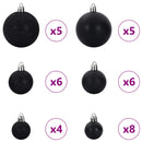 vidaXL Műanyag Hajtogatós Karácsonyfa Fehér 120 cm PVC és Acél