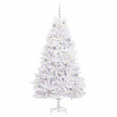 vidaXL Műanyag Hajtogatós Karácsonyfa Fehér 180 cm PVC és Acél
