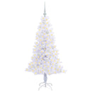 vidaXL Mű karácsonyfa 150 LED-del állvánnyal Fehér 150 cm PVC és Acél