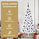 vidaXL Mű karácsonyfa 300 LED-del állvánnyal Fehér 180 cm PVC és Acél