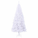 vidaXL Mű karácsonyfa 300 LED-del állvánnyal Fehér 180 cm PVC és Acél