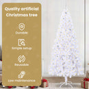 vidaXL Mű karácsonyfa 300 LED-del állvánnyal Fehér 240 cm PVC és Acél