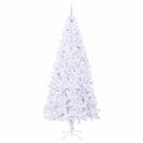vidaXL Mű karácsonyfa 300 LED-del állvánnyal Fehér 240 cm PVC és Acél