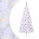 vidaXL Mű karácsonyfa 300 LED-del állvánnyal Fehér 240 cm PVC és Acél