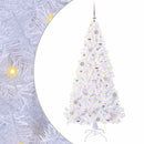 vidaXL Mű karácsonyfa 300 LED-del állvánnyal Fehér 180 cm PVC és Acél