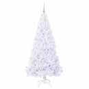 vidaXL Mű karácsonyfa 300 LED-del állvánnyal Fehér 180 cm PVC és Acél