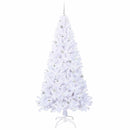 vidaXL Mű karácsonyfa 300 LED-del állvánnyal Fehér 240 cm PVC és Acél