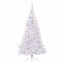 vidaXL Mű karácsonyfa 300 LED-del állvánnyal Fehér 210 cm PVC és Acél
