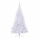 vidaXL Mű karácsonyfa 300 LED-del állvánnyal Fehér 210 cm PVC és Acél