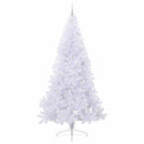 vidaXL Mű karácsonyfa 300 LED-del állvánnyal Fehér 240 cm PVC és Acél